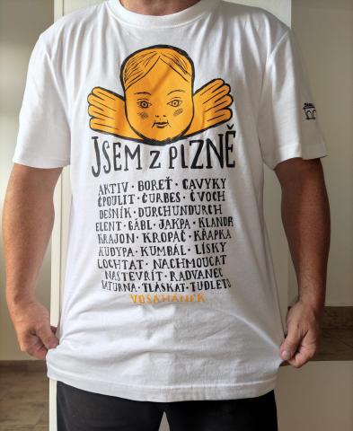 Tričko Jsem z Plzně