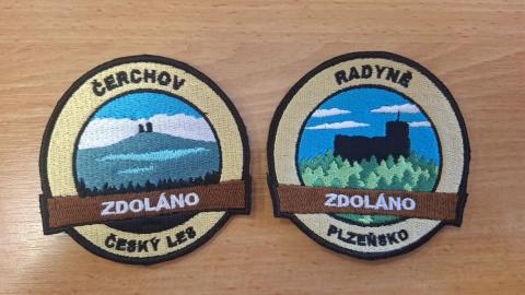 Nášivky Starý most Čerchov Radyně