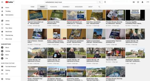 YouTube kanál nakladatelství Starý most